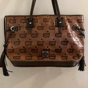Genuine Dooney and Burke MASTERS Leather purse like new; never used